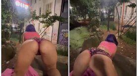 Belle Belinha rolling around in her shorts, horny and wanting a hot cock