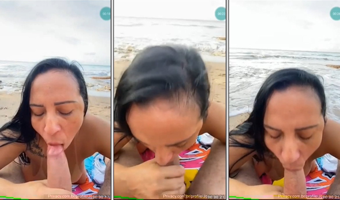 Josyvania Fait Une Fellation À Un Homme Bien Membré Sur La Plage - Cnn  Amador