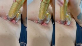 Pussy Alexia Lorleskovnikolai.ru cumming with a new toy in her pink pussy