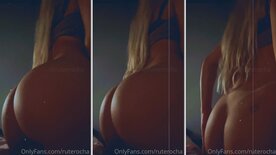 Rute Rocha in the dark without panties showing off her perfect pussy