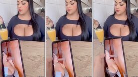 Nayara Ledu manda video mamando para macho na lanchonete louca para foder