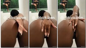 Karenzinha morena do rabo mais gostosa fica empinada mostrando o seu fio dental