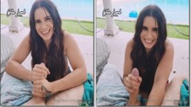 A gordinha gostosa Chloe Lamb batendo uma punheta bem gostosa para o namorado