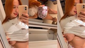 Clara Rosania nua excitando os mamilos grandes