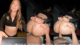 Kay Hansen ex-lutadora de MMA transando no pelo com macho dotado