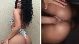 Mirian Gabriela fazendo sexo no pelo com namorado bem dotado