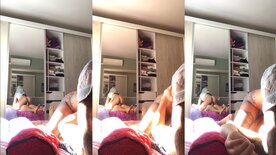 Beatriz Bianca fell on the net sitting on her brother-in-law's cock