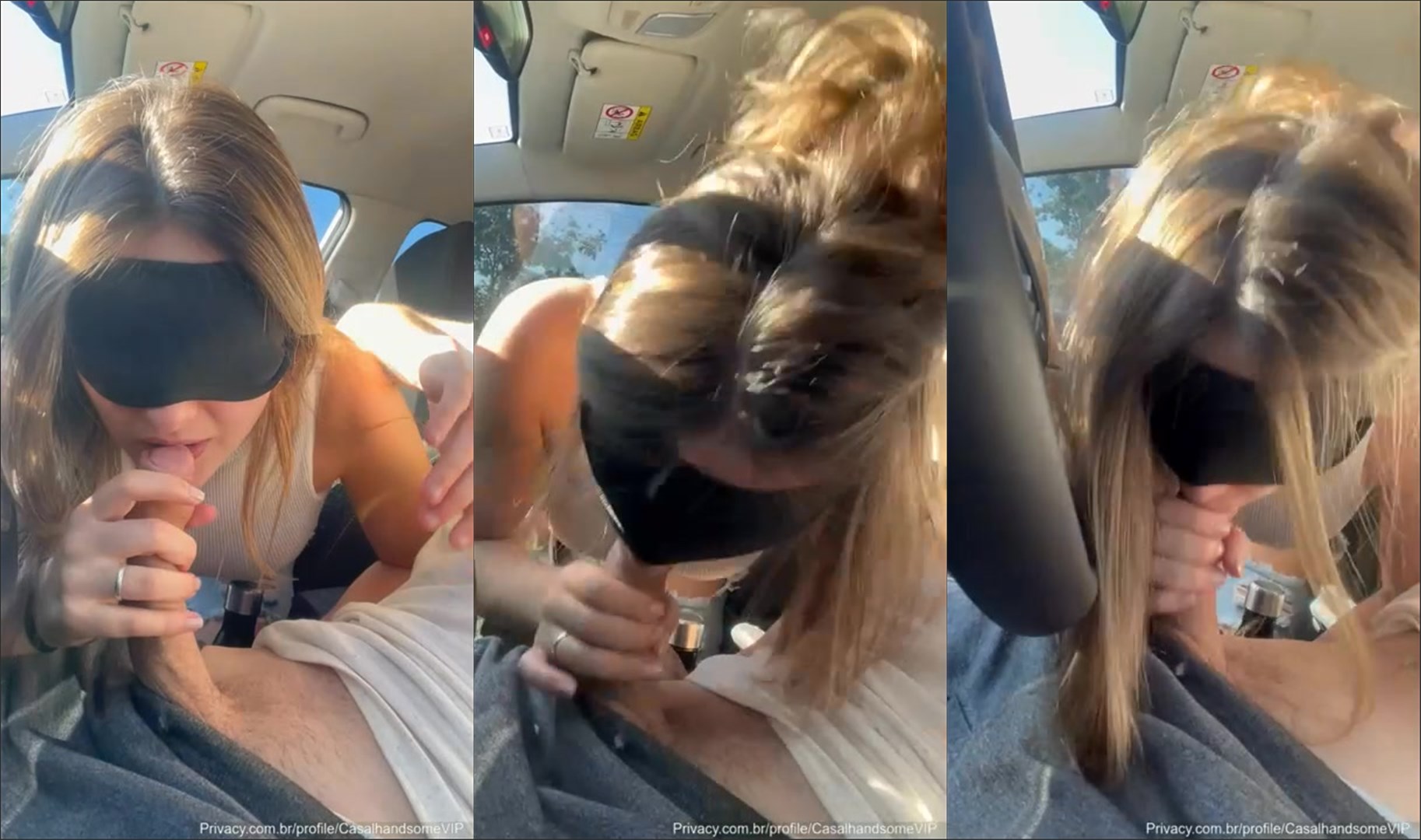 Esposa Gostosa Vendada Fazendo Boquete Guloso No Carro Em Vídeo Do  CasalhandsomeVIP - Cnn Amador
