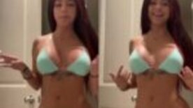 malu trevejo dançando pelada em masturbação gostosa