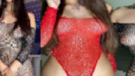 Isabel Salazar pelada de quatro mostrando a xoxota e o cuzinho apertado