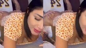 Martina Smith casada falando com o corno enquanto é enrradaba pelo dotado