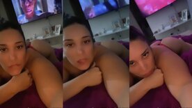 Famosa Cléo Silva rebolando rabão empinado com calcinha atolada