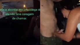 Bruna Santiny Abordando estranhos na rua por sexo