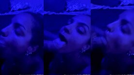 Esganada do privacy Débora Brasil pede e ganha leitinho na boca