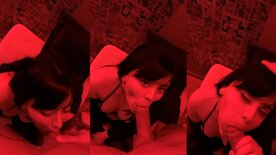 Oral caseiro Lua Uchiha mamando pau grande e grosso do macho