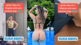 Vídeo vazado da Virginia Fonseca mostrando a buceta no Instagram