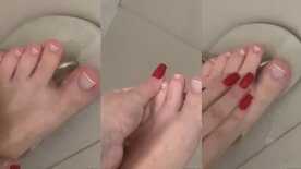 Letícia Vargas fetish porn showing off her fairy feet