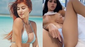 Thaissa Marvila safadinha gozando com os dedos na buceta em masturbação