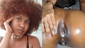 Mônica Fernanda rabuda pelada fodendo com força no pau enorme
