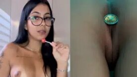 Maria Fernanda Silva novinha tiktoker pelada masturbando a buceta