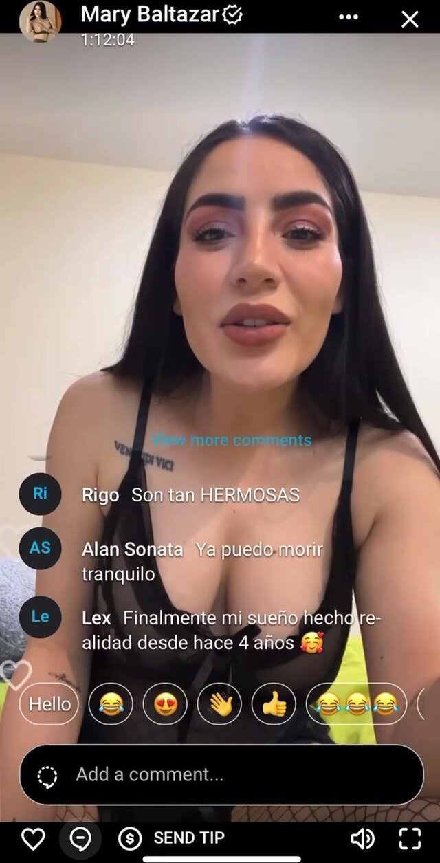 Mary Baltazar Mostrando Os Peitos Em Live Vazada Cnn Amador